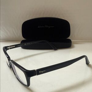 Salvatore Ferragamo SF2656 Black Eyeglass Frames - Made in Italy